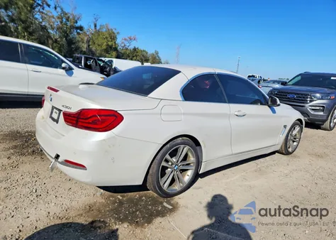 2018 BMW 430I z USA, uszkodzony, nr VIN WBA4Z1C58JEC58887
